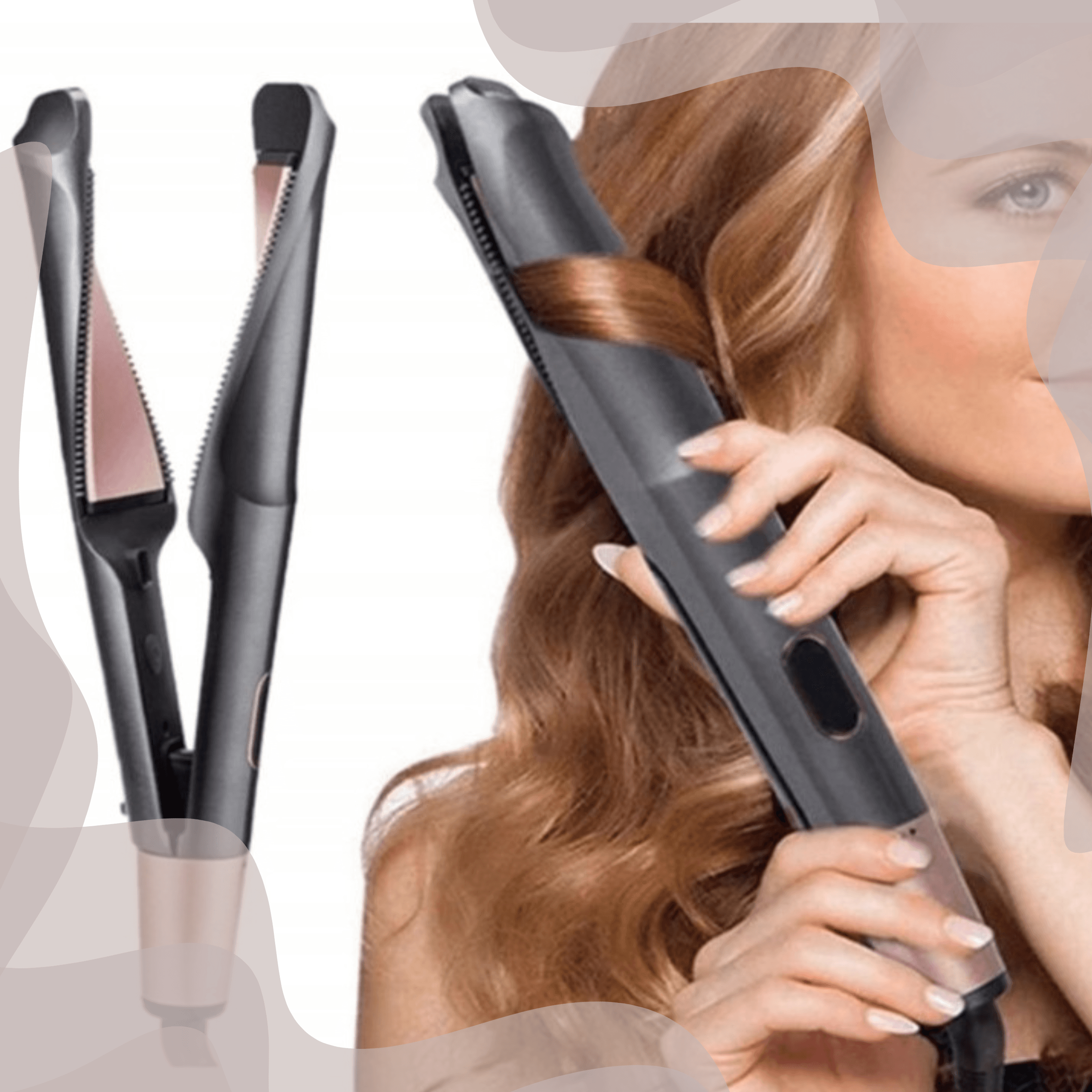 GlamStyler Duo -Od Gładkich Pasm Po Zmysłowe Loki